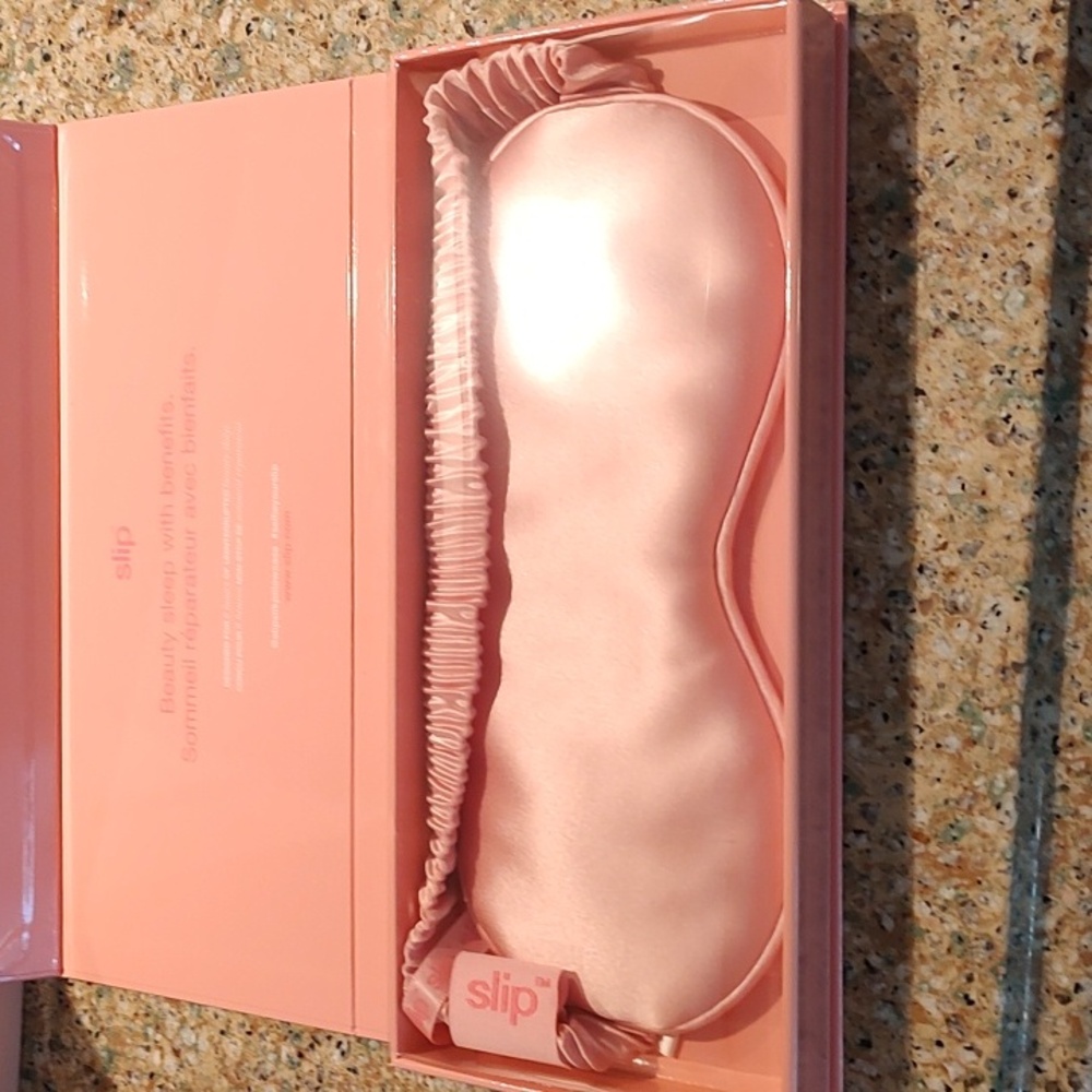 Slip Pink Silk Face Mask